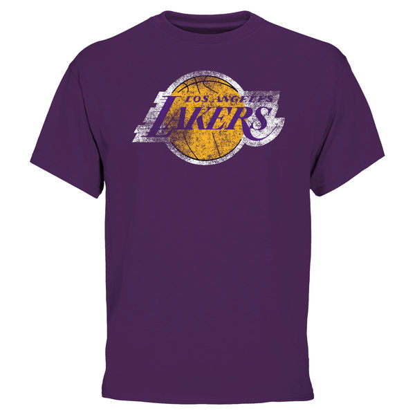 NBA Men Los Angeles Lakers Big Tall Team TShirt Purple->nba t-shirts->Sports Accessory